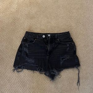 Garage Black Jean Shorts - size 3/26